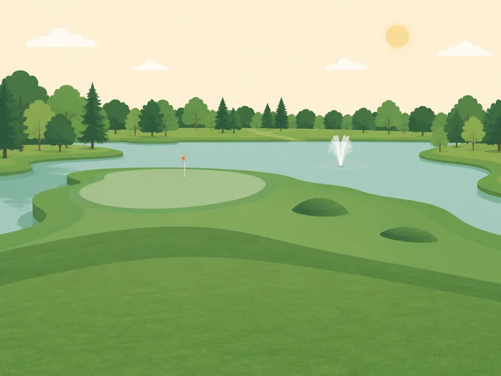 Illustration of Veterans Memorial Golf Course