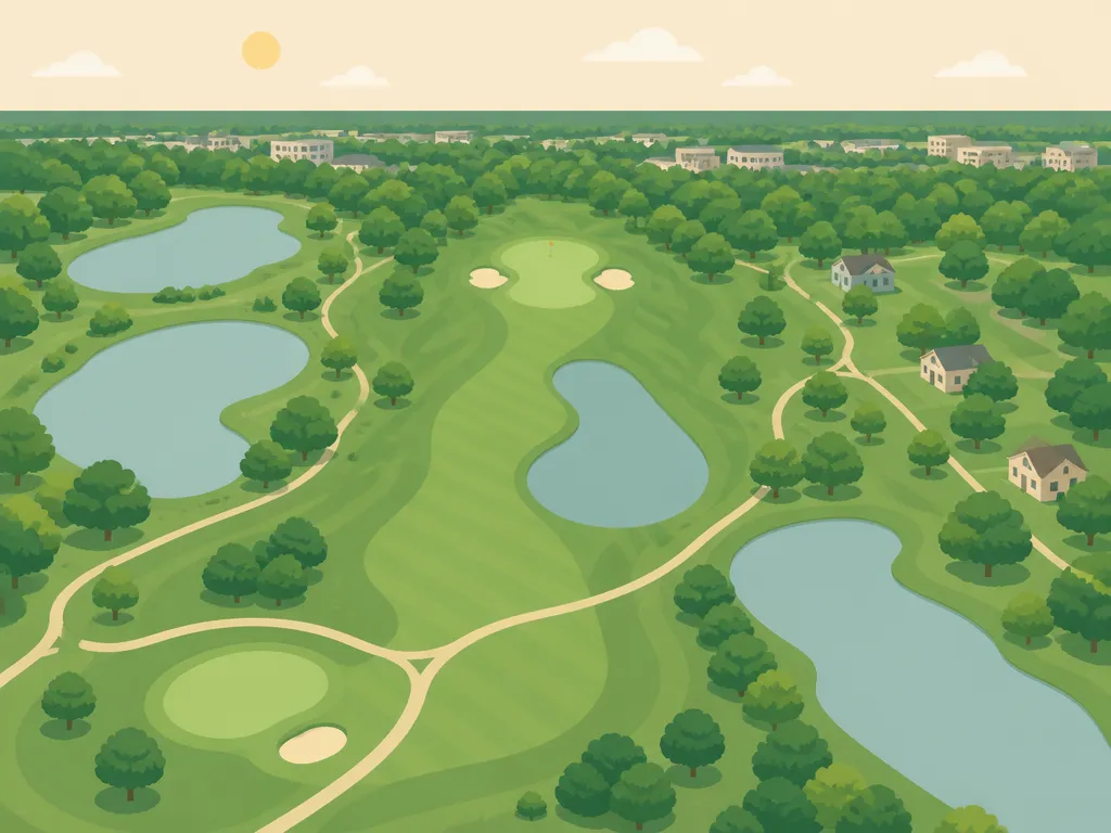 Illustration of Chicago Heights Park District East Course