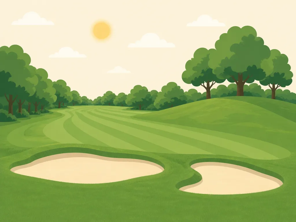 Illustration of Deer Run Golf Course - Indianola