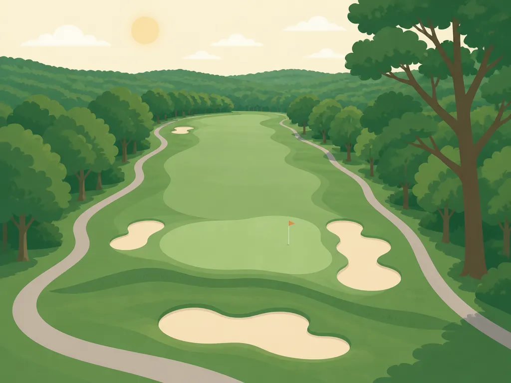 Illustration of Greenbrier Golf Course