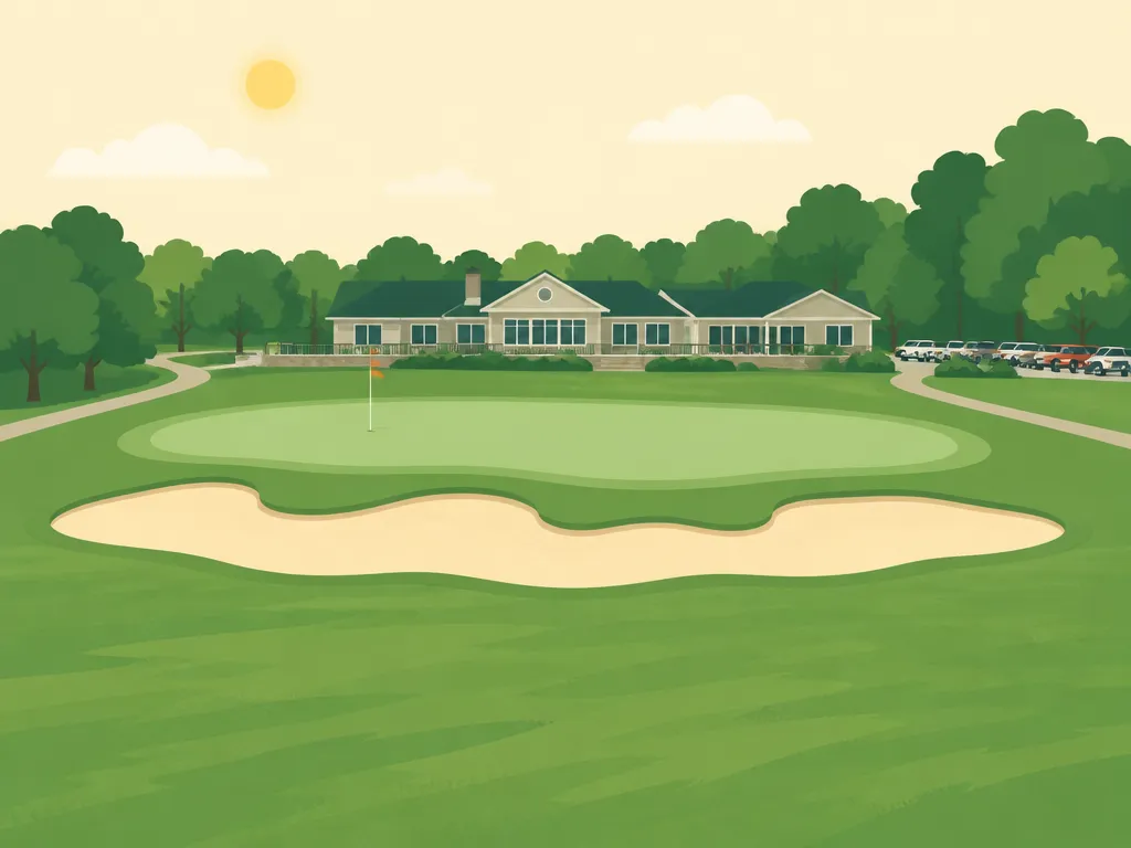 Illustration of Clearbrook Golf Course