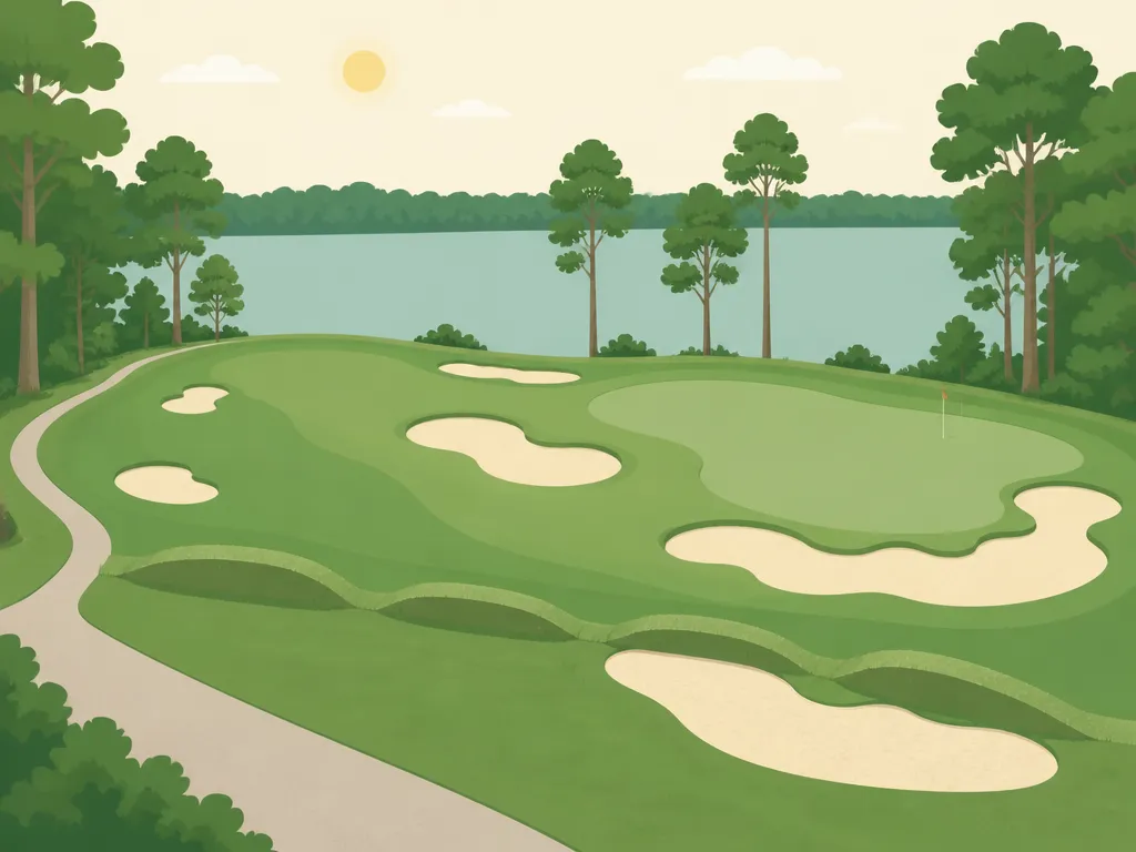 Illustration of Lakeview Country Club - Greensboro