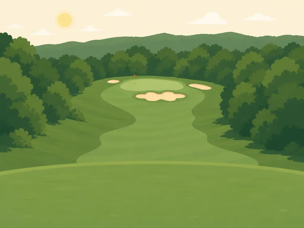 Illustration of Sandburr Run & Resort