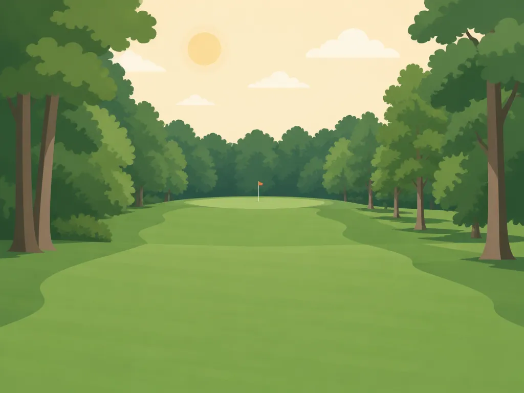 Illustration of Pine Valley Golf Course