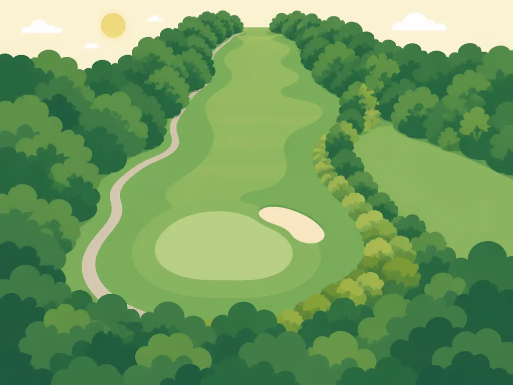 Illustration of Brookside Golf Course - Gowen
