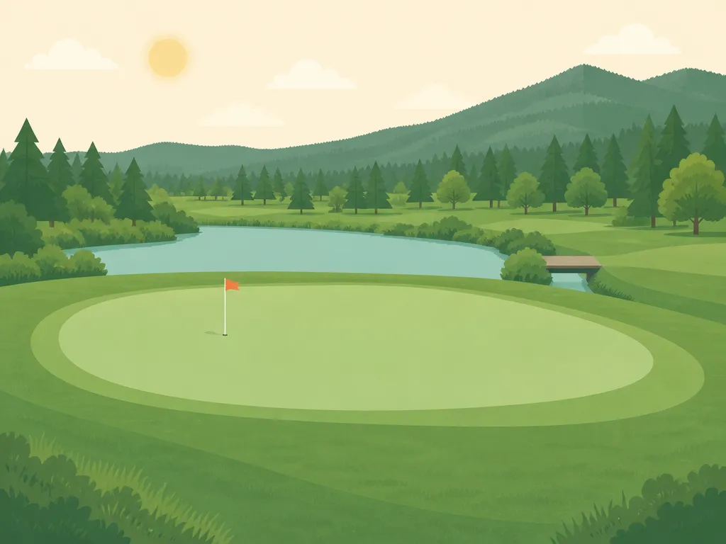 Illustration of Osprey Meadows GC at Tamarack Resort