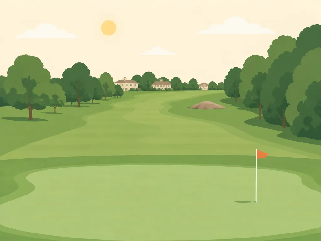 Illustration of Arrowhead Golf Course