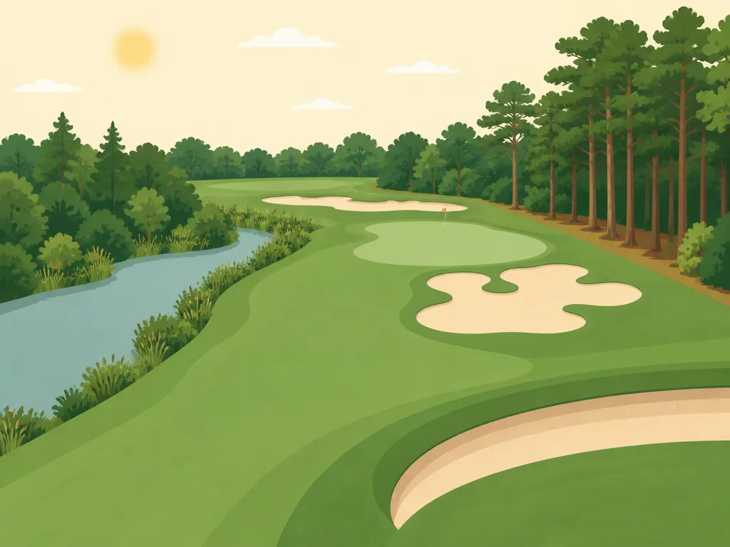 Illustration of Pinehurst No. 8