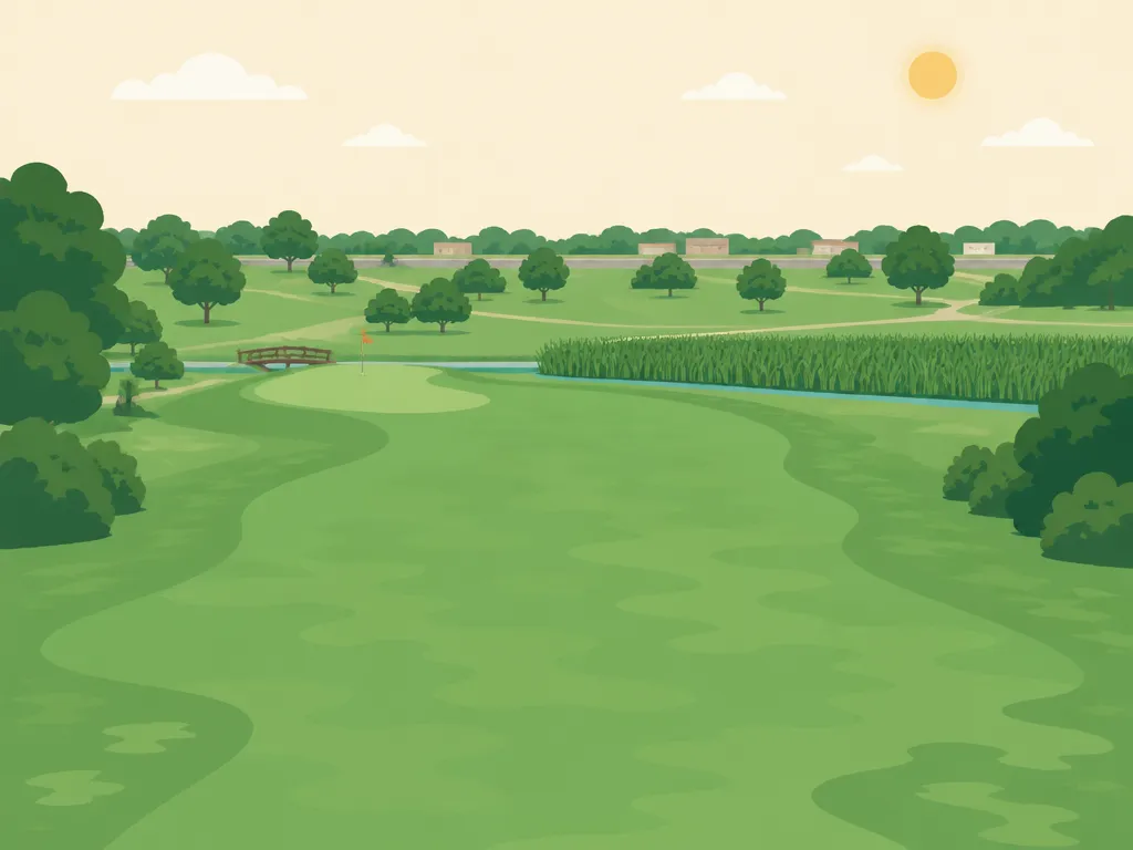 Illustration of Lakeside Golf Course