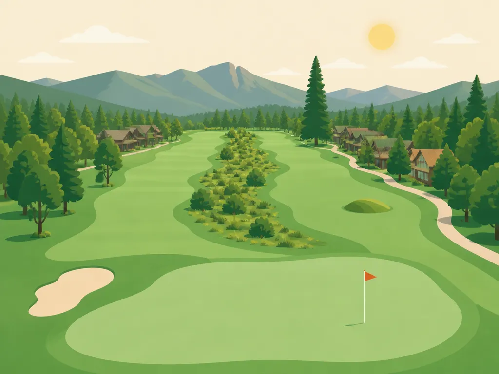 Illustration of Big Bear Mountain Resort