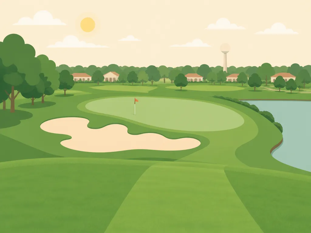 Illustration of The Villages - Executive Golf Trail (Escambia)