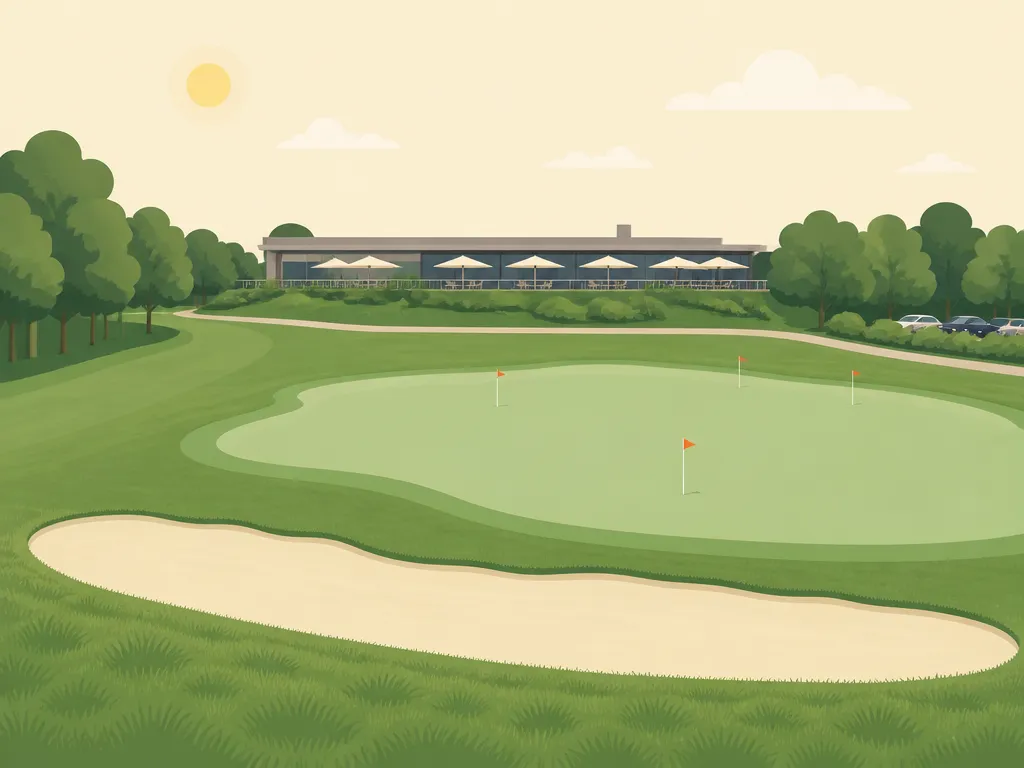 Illustration of The International Amsterdam Golf Course