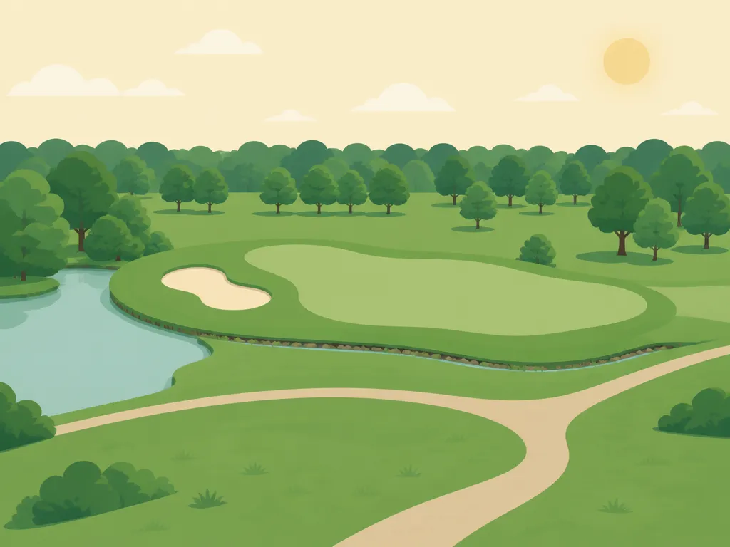 Illustration of Swan Lake Golf & Country Club