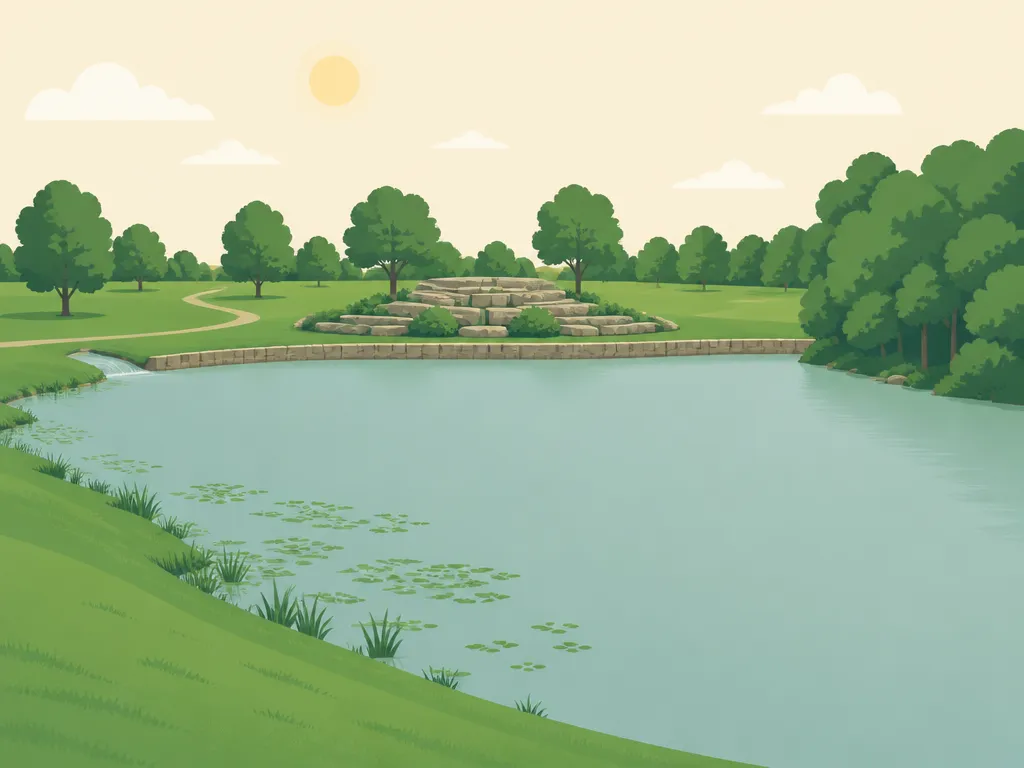 Illustration of The Links by the Tracks