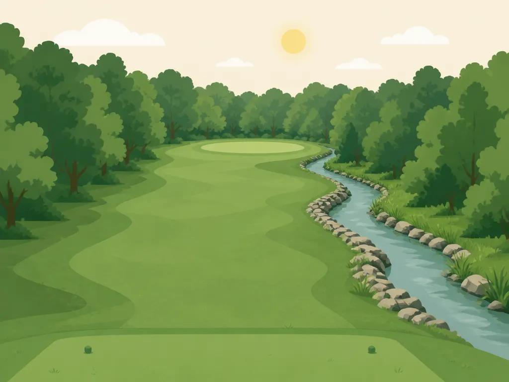 Illustration of Wildcat Creek Golf Course