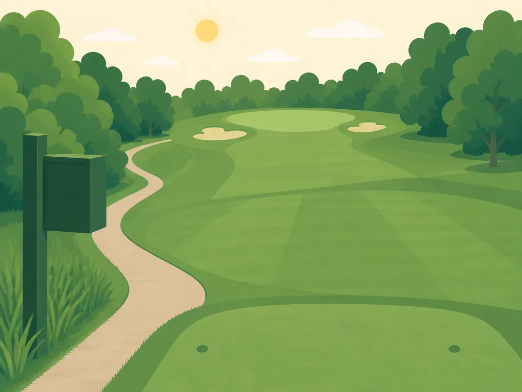 Illustration of Linfield National Golf Club