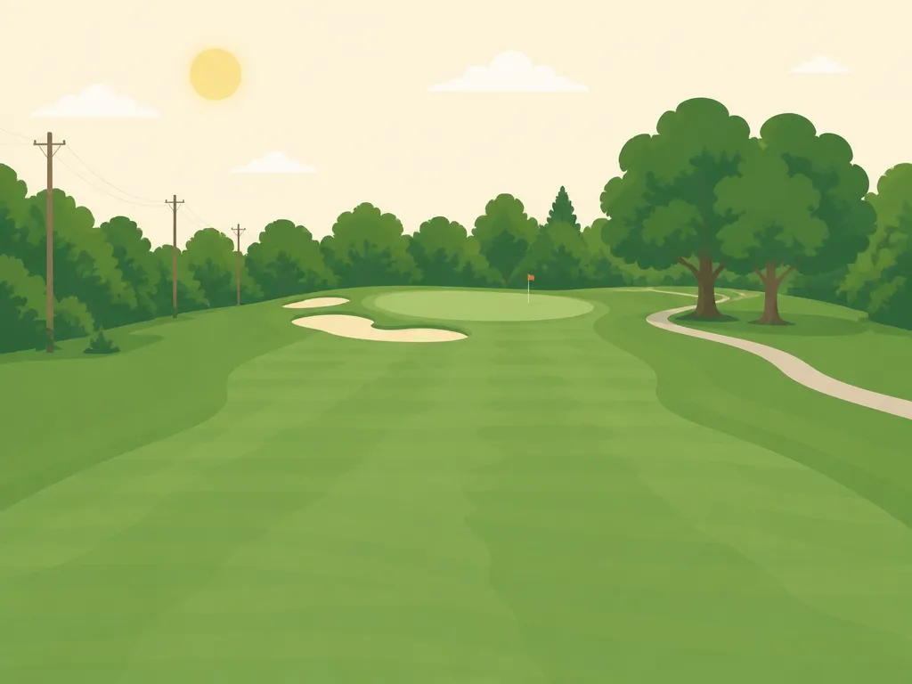 Illustration of Hidden Valley Golf Course