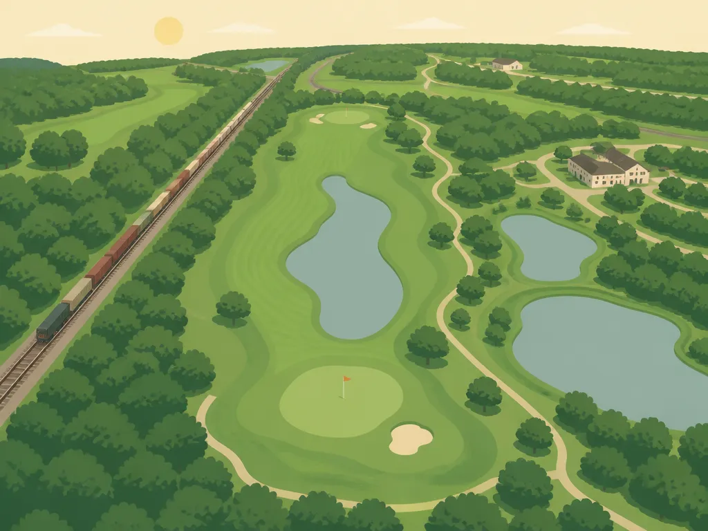 Illustration of Brentwood Golf Course
