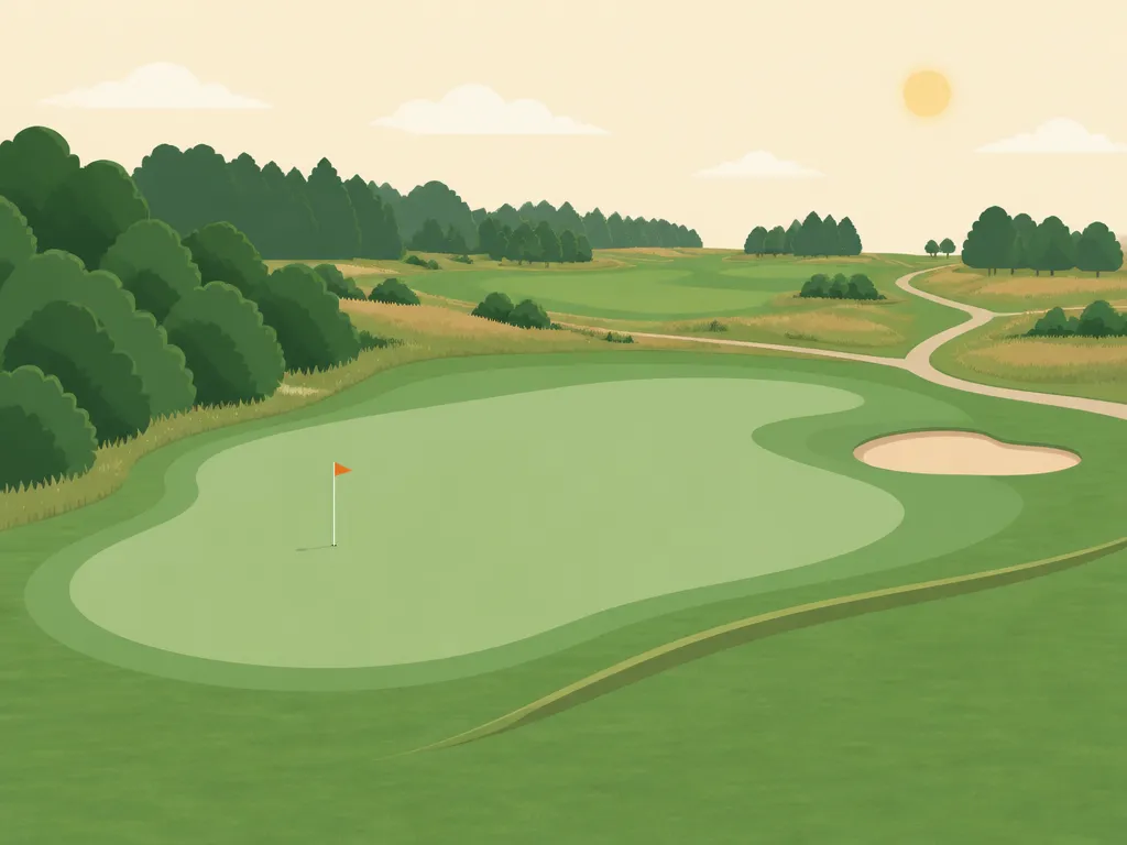 Illustration of Bandon Crossings Golf Course