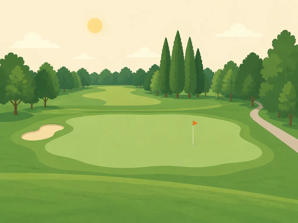 Illustration of Meadow Park Golf Course