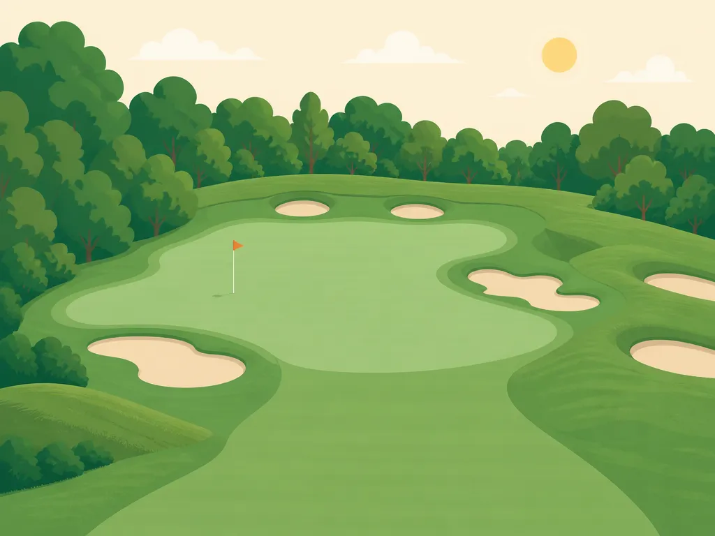 Illustration of Frog Hollow Golf Club