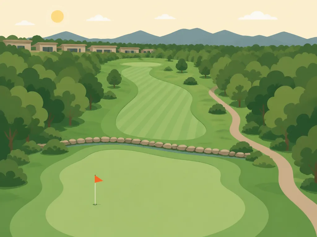 Illustration of Coyote Trails Golf Course