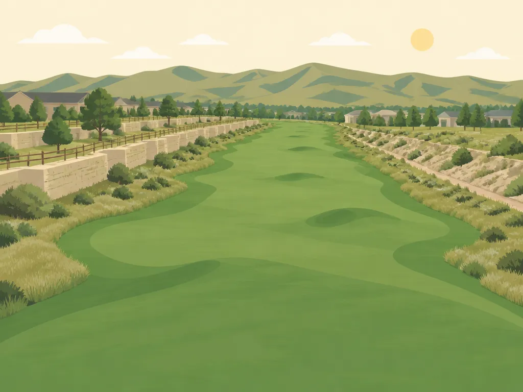 Illustration of Purple Sage Golf Course