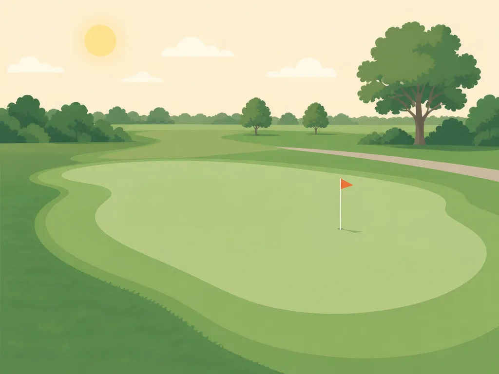 Illustration of Cloverdale Links Golf Course