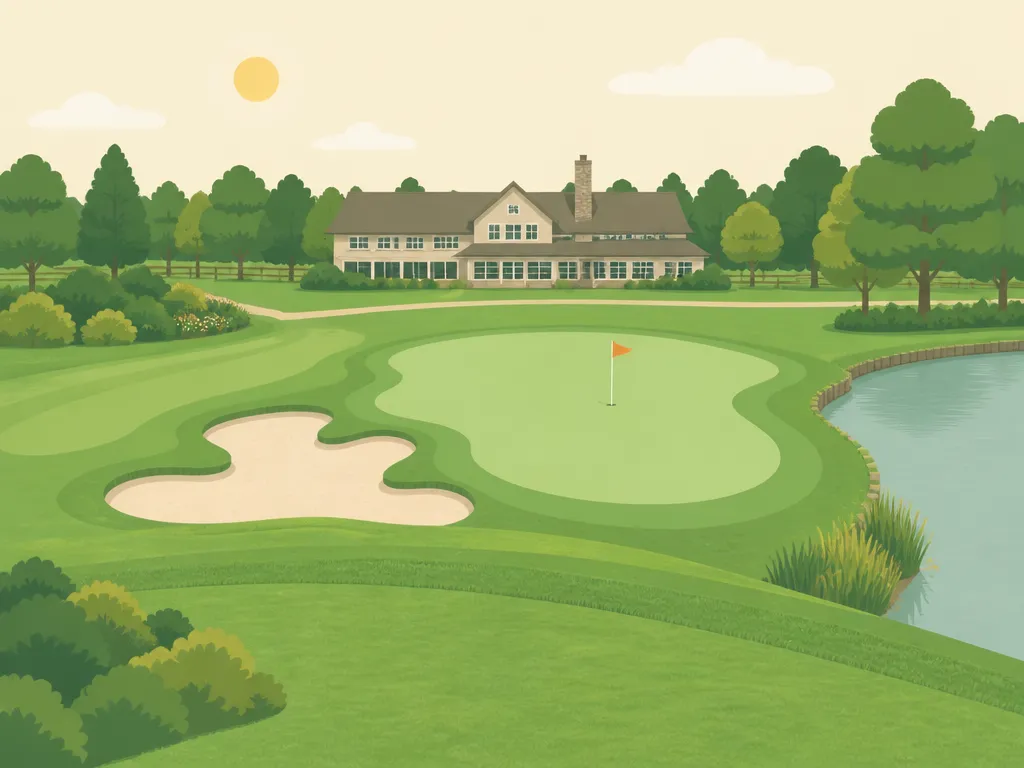 Illustration of Langdon Farms Golf Club