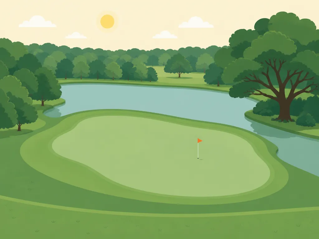 Illustration of Bethany Bay Golf Course