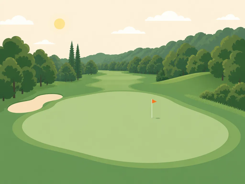 Illustration of Bancroft Golf Course