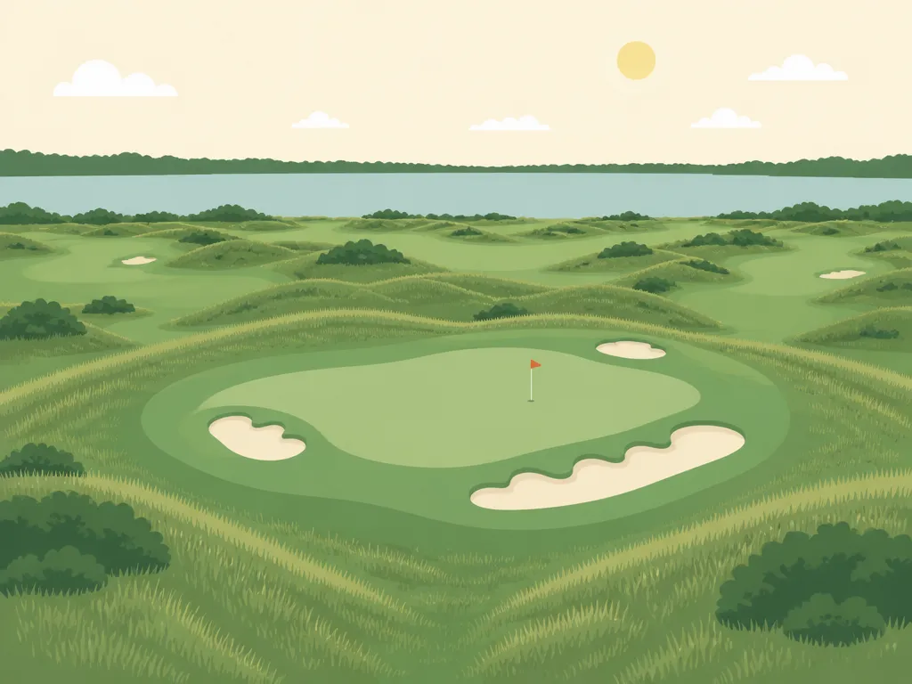 Illustration of The Golf Courses of Lawsonia (The Links)