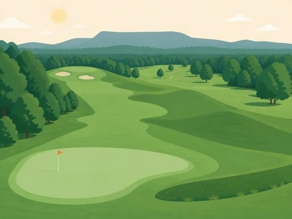 Illustration of Reservoir Creek Golf Course