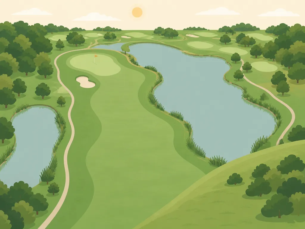 Illustration of Baxter Creek Golf Club