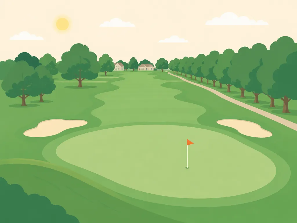 Illustration of North Woodmere Golf Course
