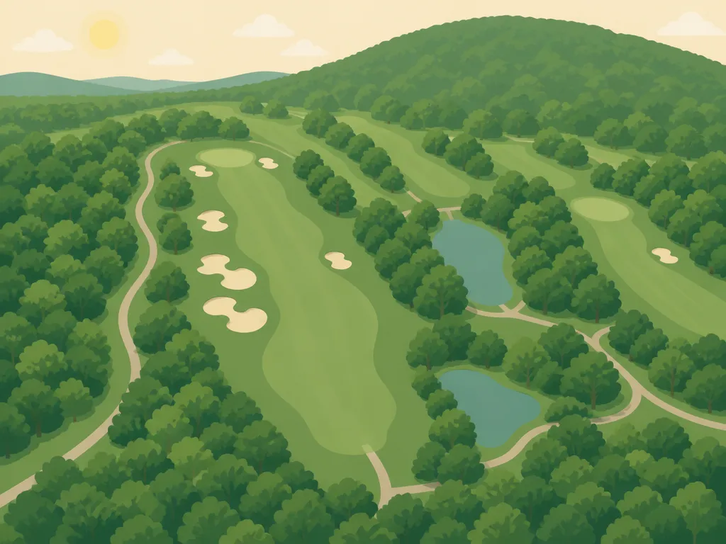 Illustration of Wisp Resort - Fantasy Valley Golf Course