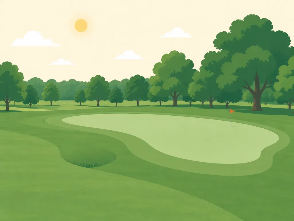 Illustration of Phil Harris Golf Course