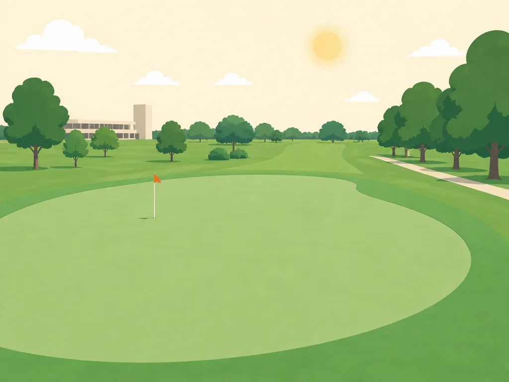 Illustration of Sunset Landing Golf Course