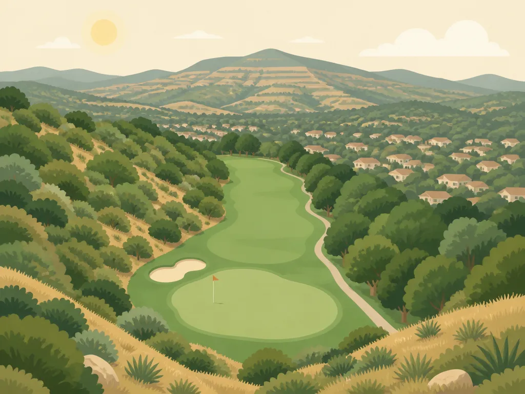 Illustration of Eagle Glen Golf Club