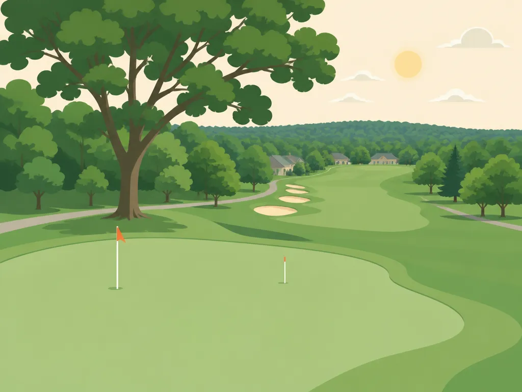 Illustration of Pocono Hills Golf Course