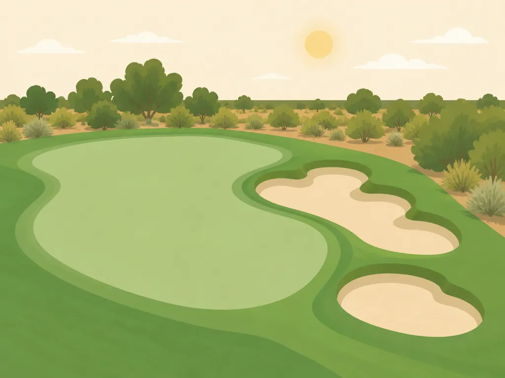 Illustration of Talking Stick Golf Club (O’Odham)