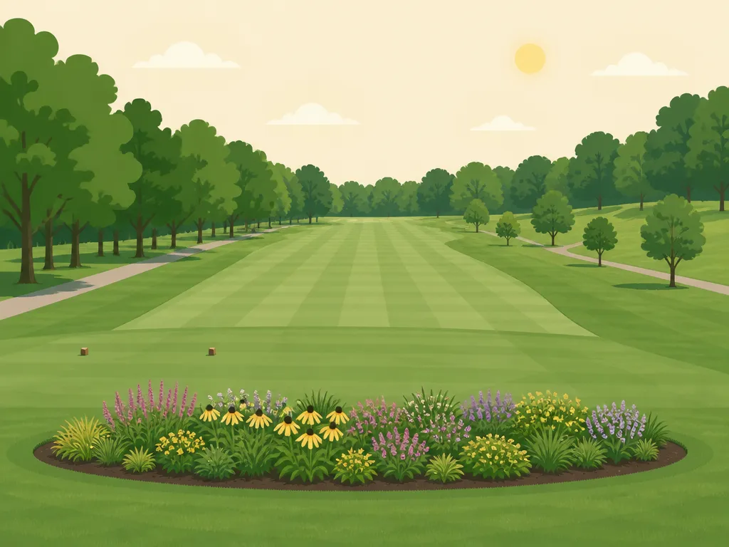 Illustration of Highland Hills Golf Course