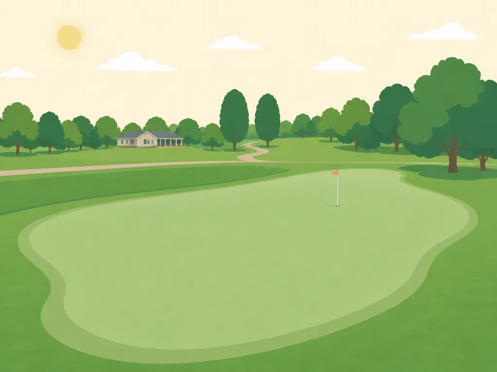 Illustration of Gordon Trent Golf Club