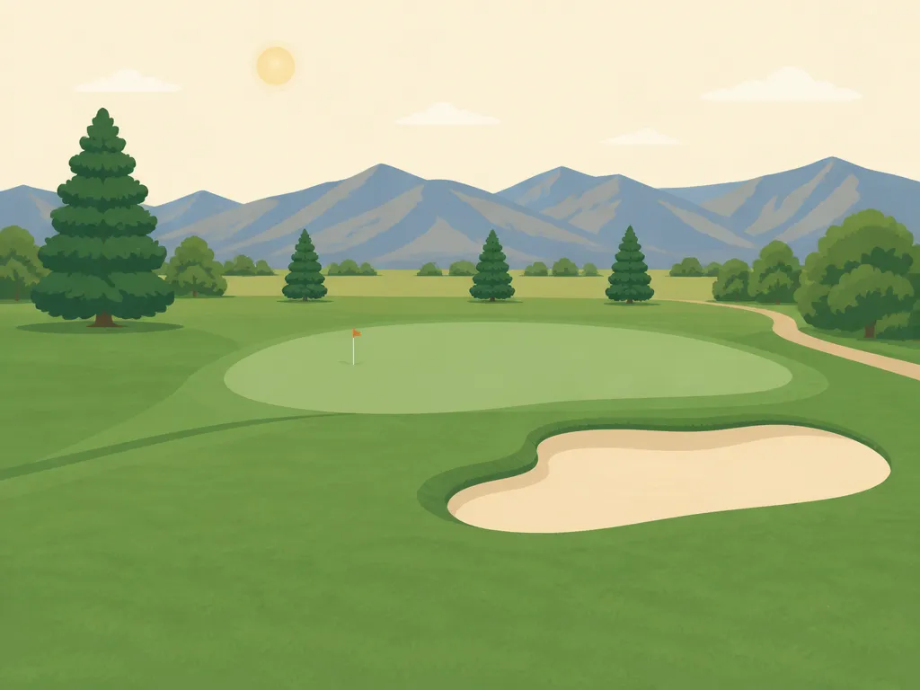 Illustration of White Pine Golf Course