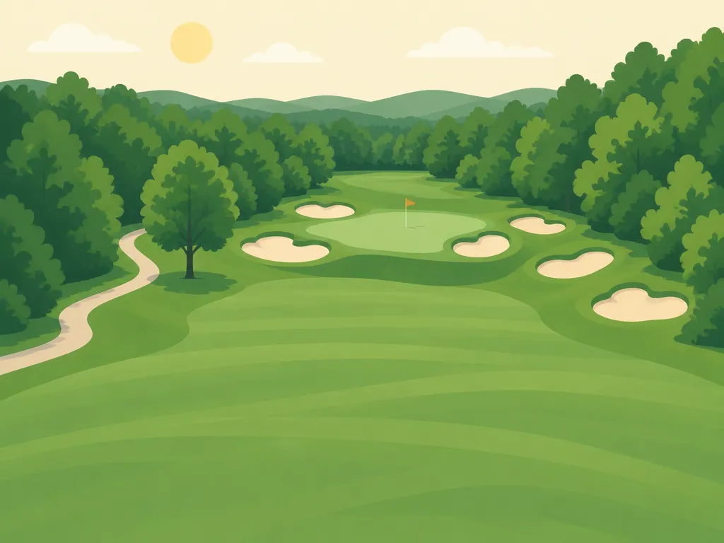 Illustration of Achasta Golf Course
