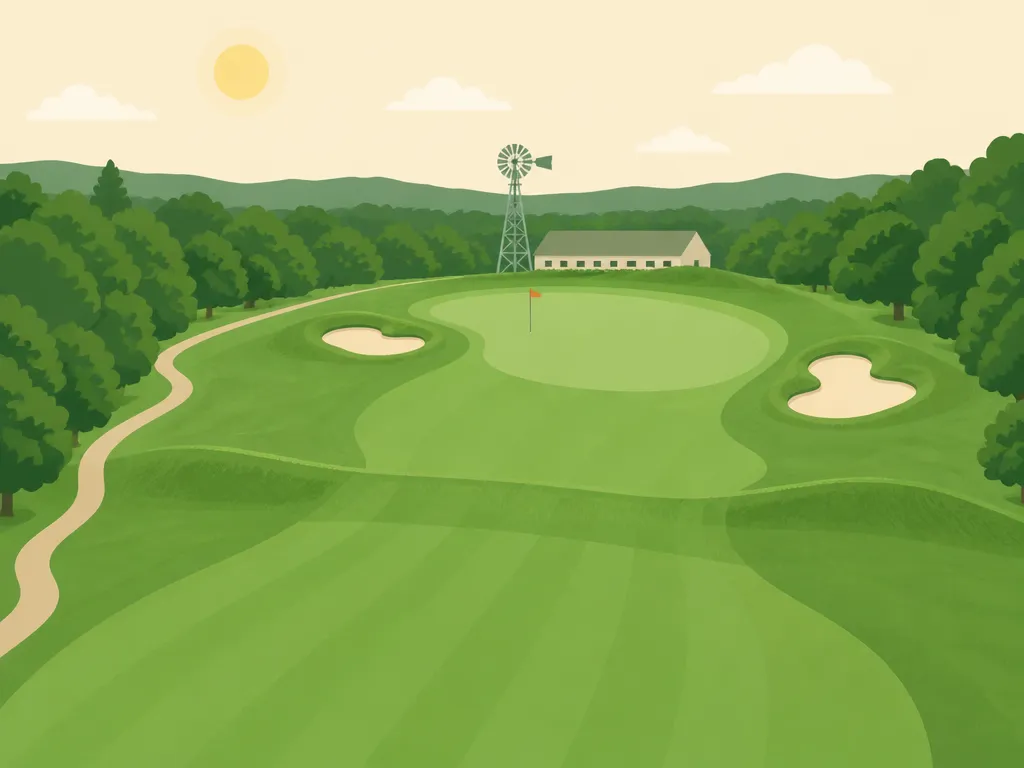 Illustration of Belles Springs Golf Course