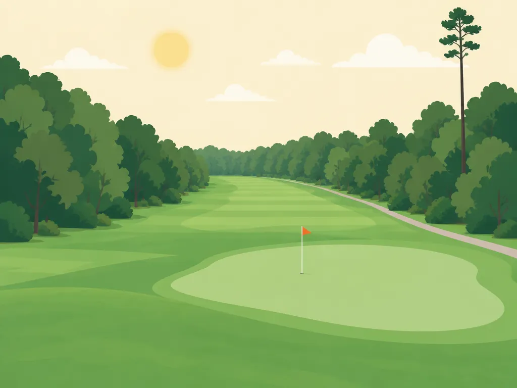 Illustration of Pine Forest Country Club