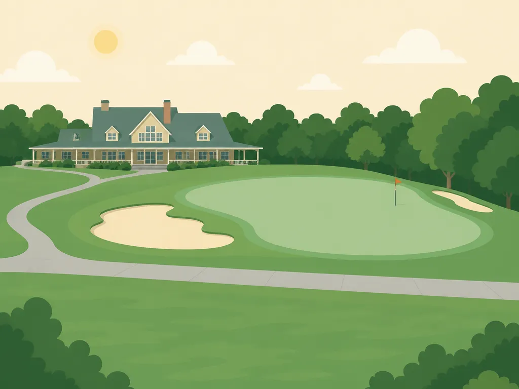 Illustration of Ryder Brook Golf Course