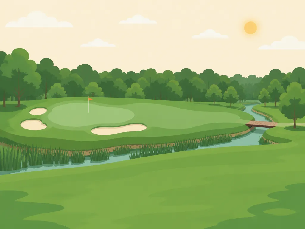 Illustration of Sterling Farms Golf Course