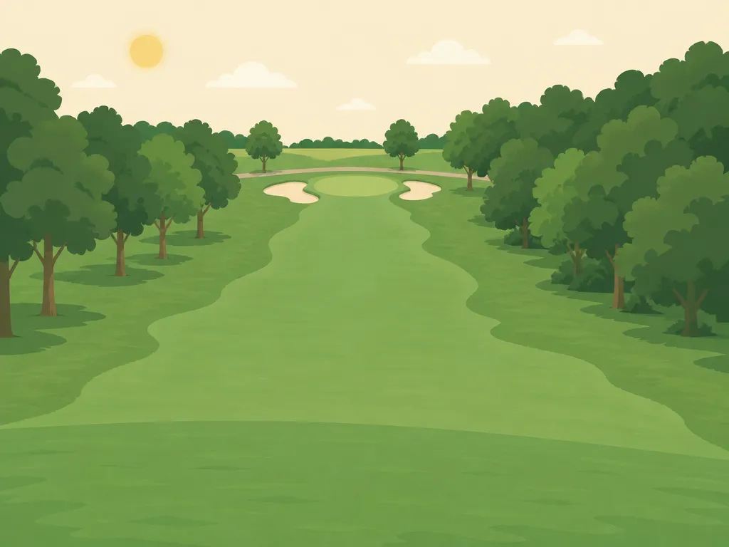 Illustration of Red Fox Run Golf Course